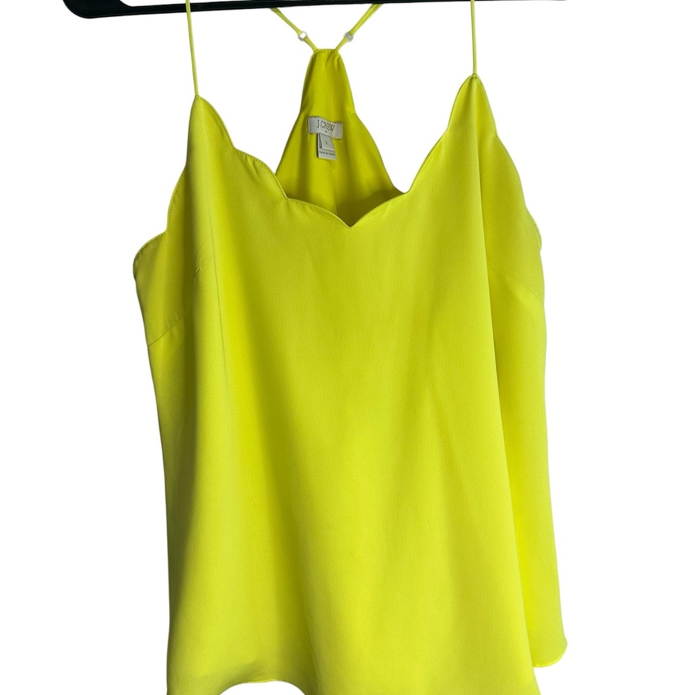 J. Crew Neon Yellow Camisole Top